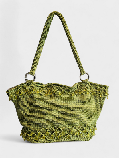 Handcrafted Woven Shoulder Bag image 0
