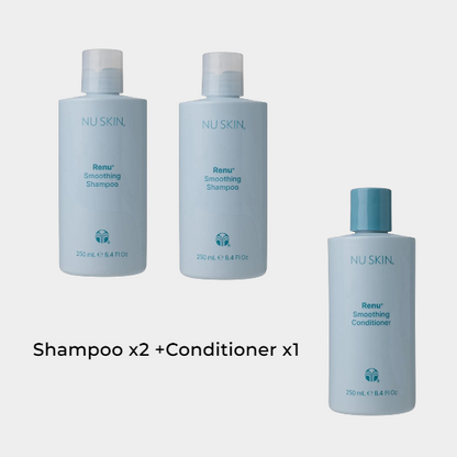 Nu Skin ReNu® Smoothing Shampoo and conditioner 3pk
